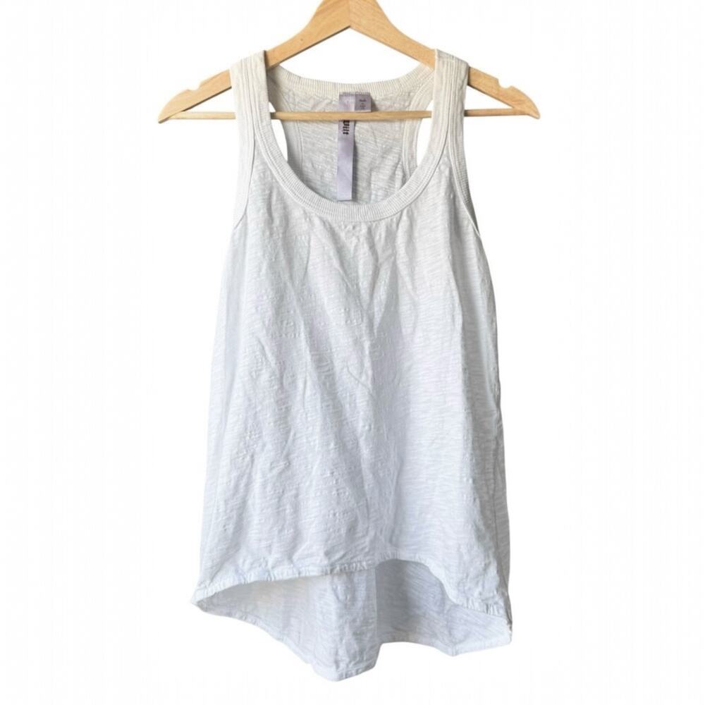 Wilt White Racerback High Low Tank Top Size XS - Picture 3 of 5